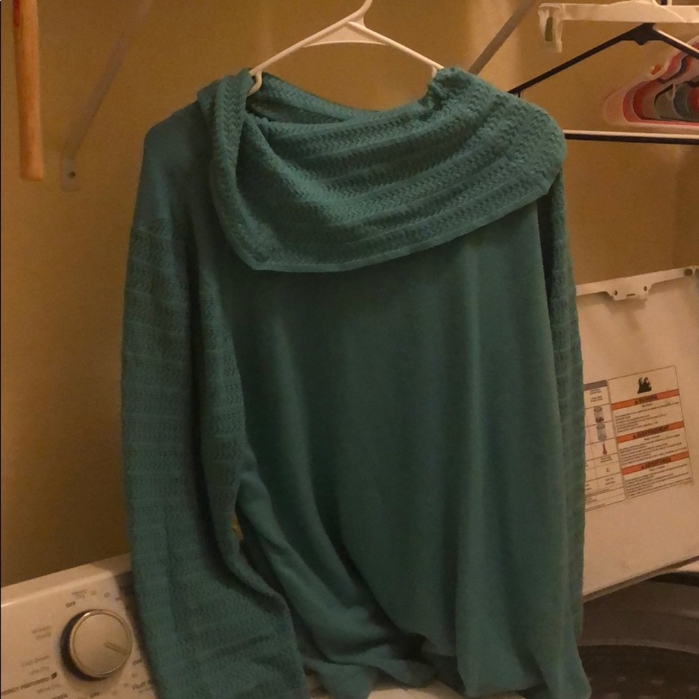Aqua sweater